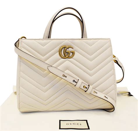 gucci gg marmont white|white Gucci Marmont small bag.